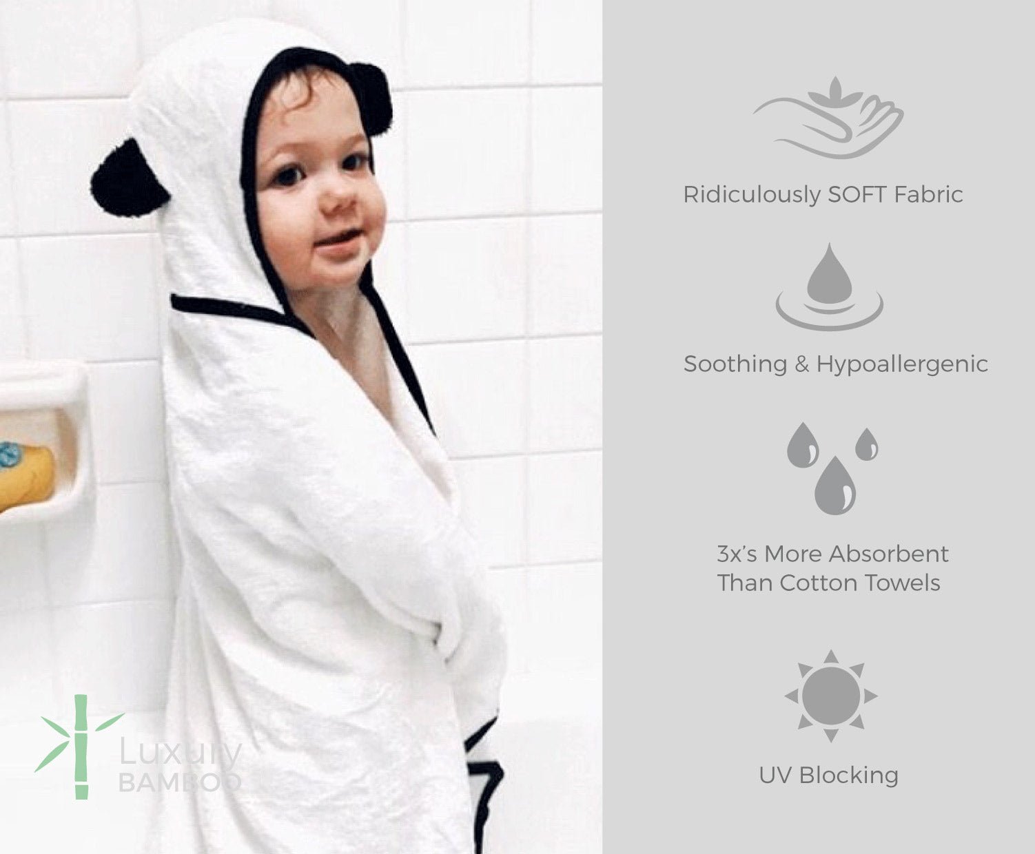 bamboo hooded BedVoyage Toddler Towel