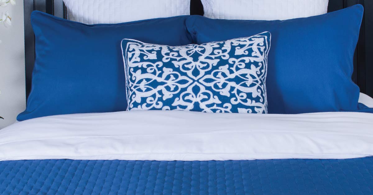 Indigo Is the Hot New Bedding Color for Fall!