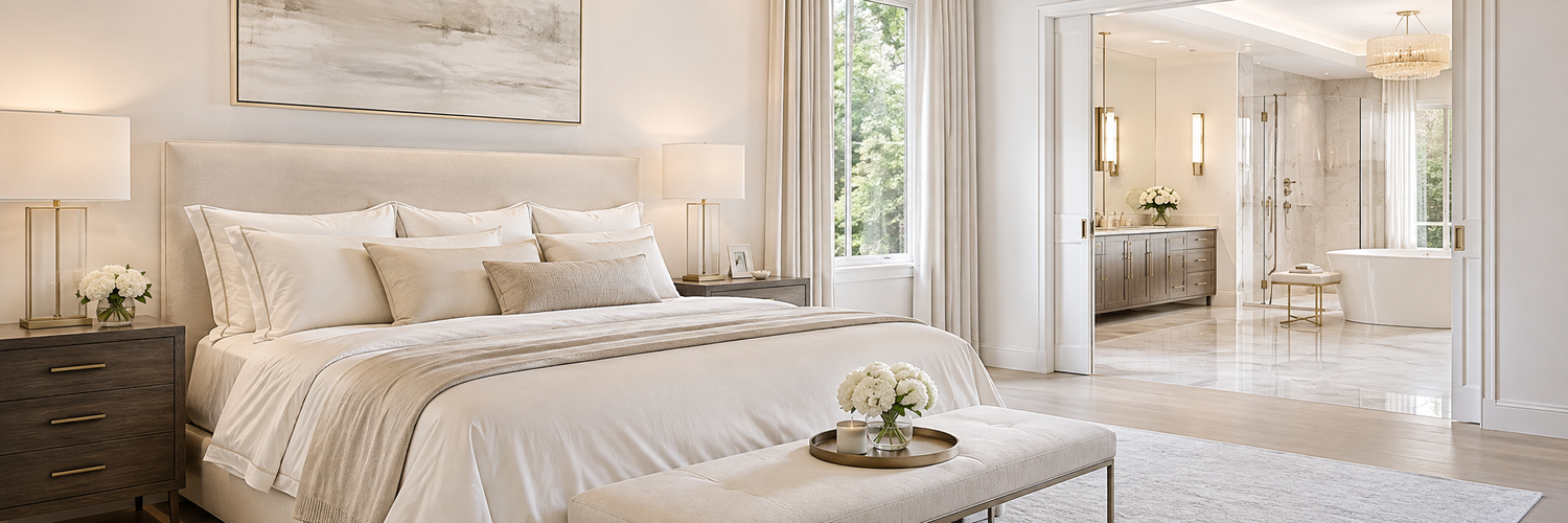 What High End Homeowners Look for When Upgrading the Primary Suite