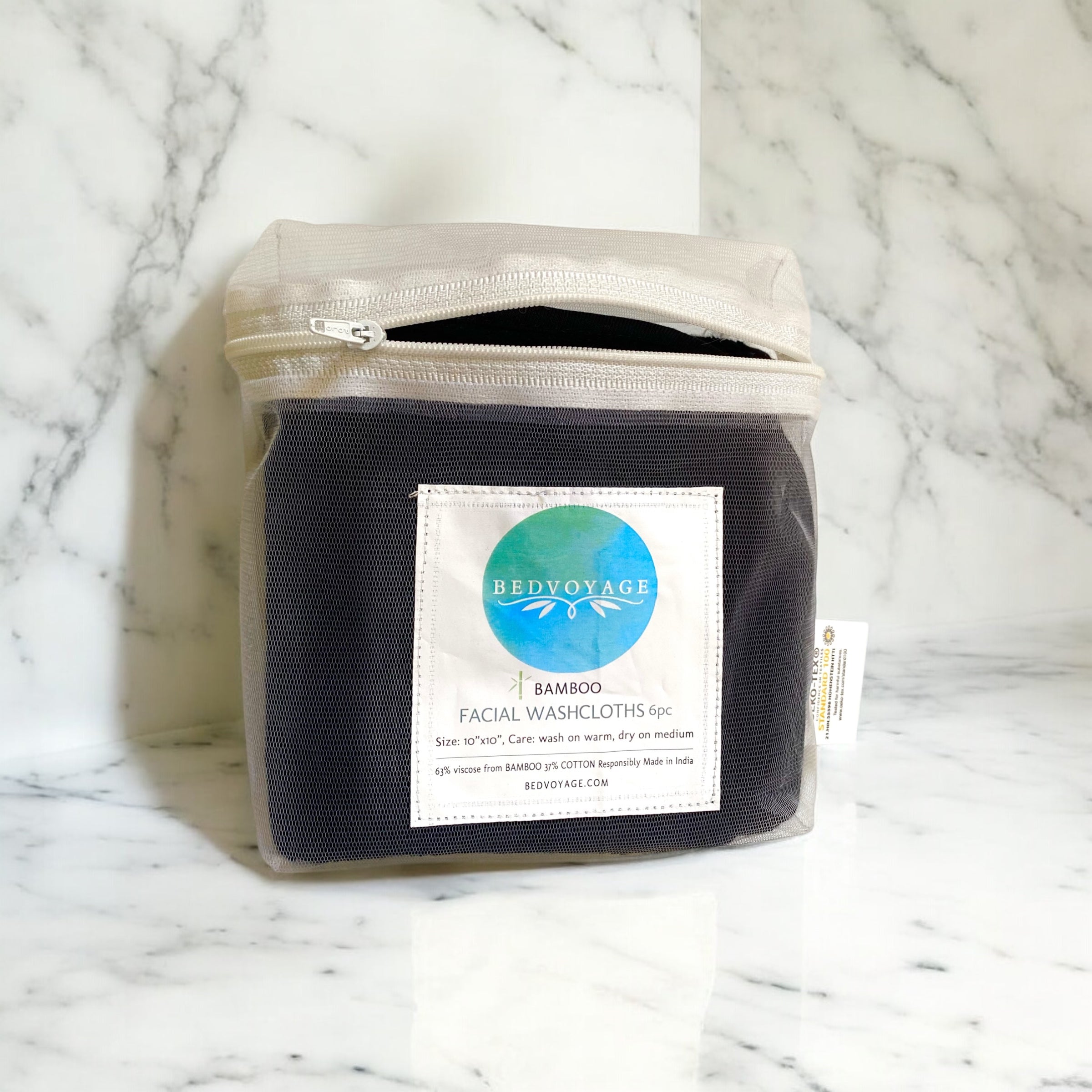 Bamboo Facial Washcloths