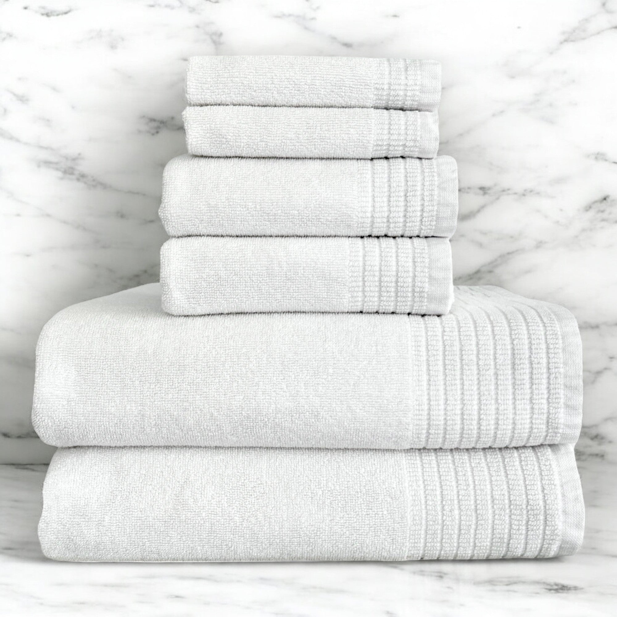 Bamboo Spa Towels 6 Piece Sets