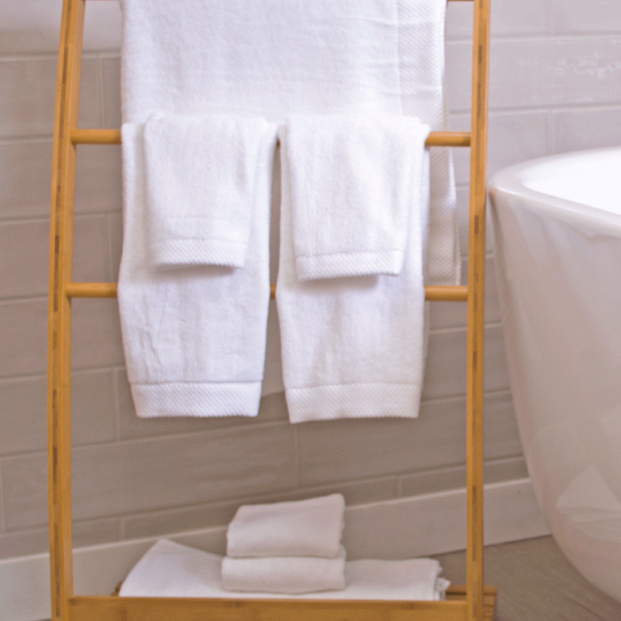 Luxury Bamboo Towel Set, Indigo