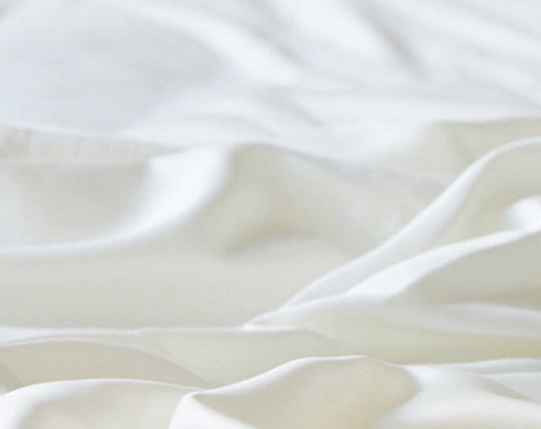 white bamboo fabric swatch