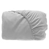 BedVoyage Luxury 100% viscose from Bamboo Fitted Sheet - Stone