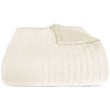 Bamboo Quilted Coverlet - 100% Viscose from Bamboo - Ivory