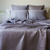 BedVoyage Luxury 100% viscose from Bamboo Quilted Coverlet- Platinum