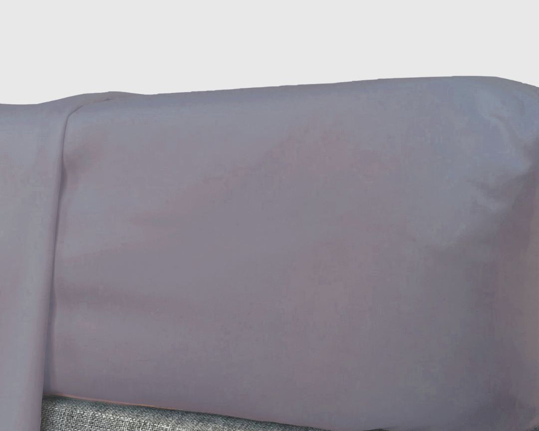 platinum gray fitted sheet on a mattress