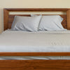 BedVoyage Melange viscose from Bamboo Cotton Bed Sheets - Silver