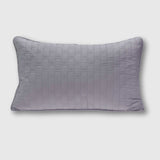 dark gray platinum bamboo decorative pillow throw for bed of sofa