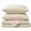 Bamboo Cotton Bed Sheets - Sand