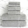 Bamboo 6pc Spa Towel Set from BedVoyage Luxury Viscose – Stone